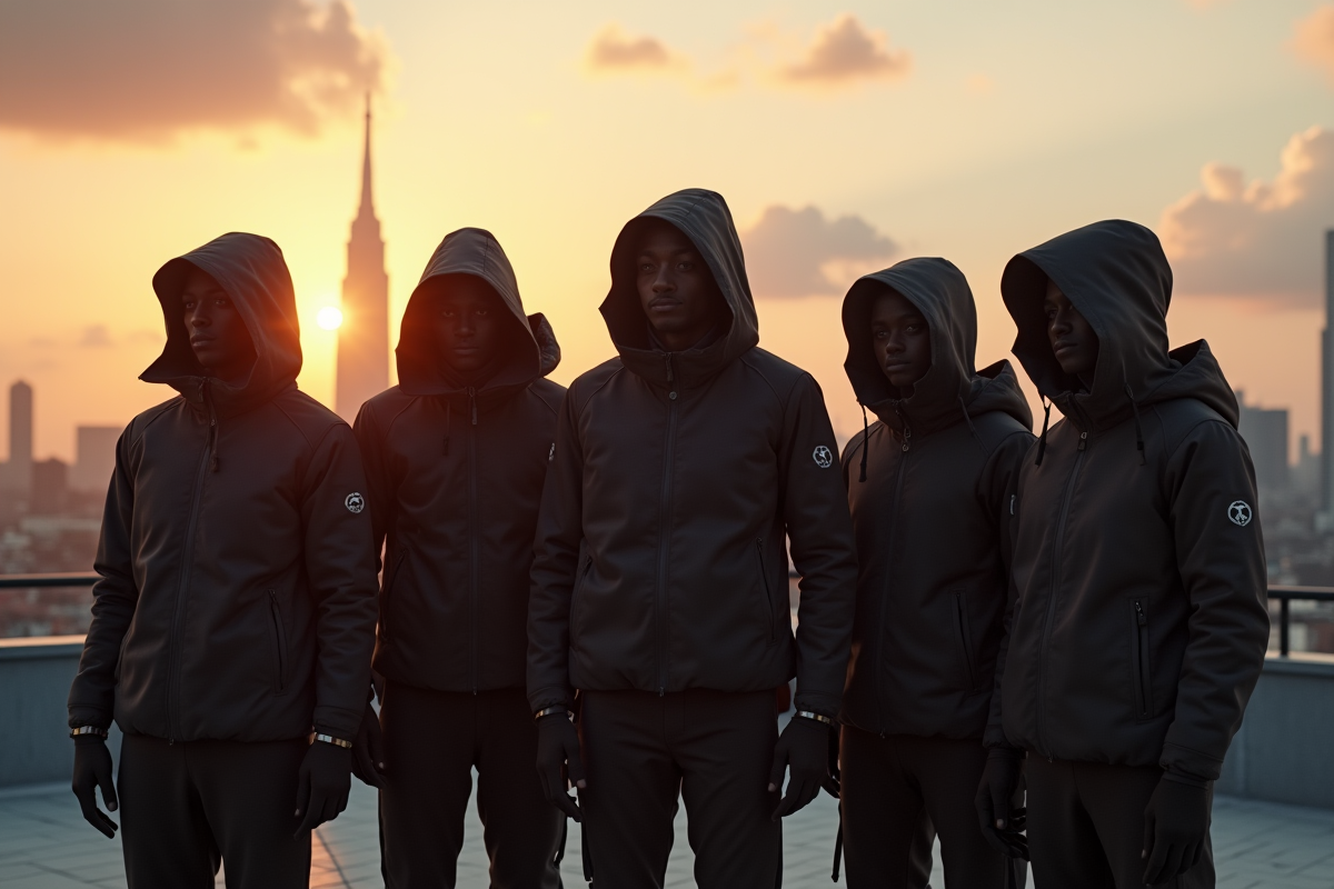 vêtements noirs